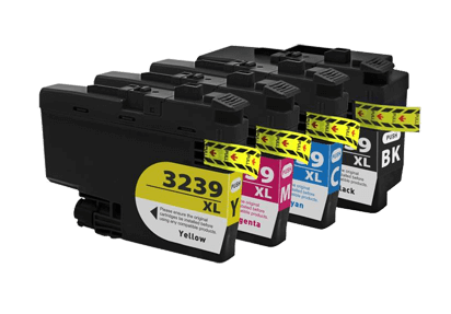 Brother LC3239 Compatible Ink Cartridges full Set of 4 (Black,Cyan,Magenta,Yellow)

